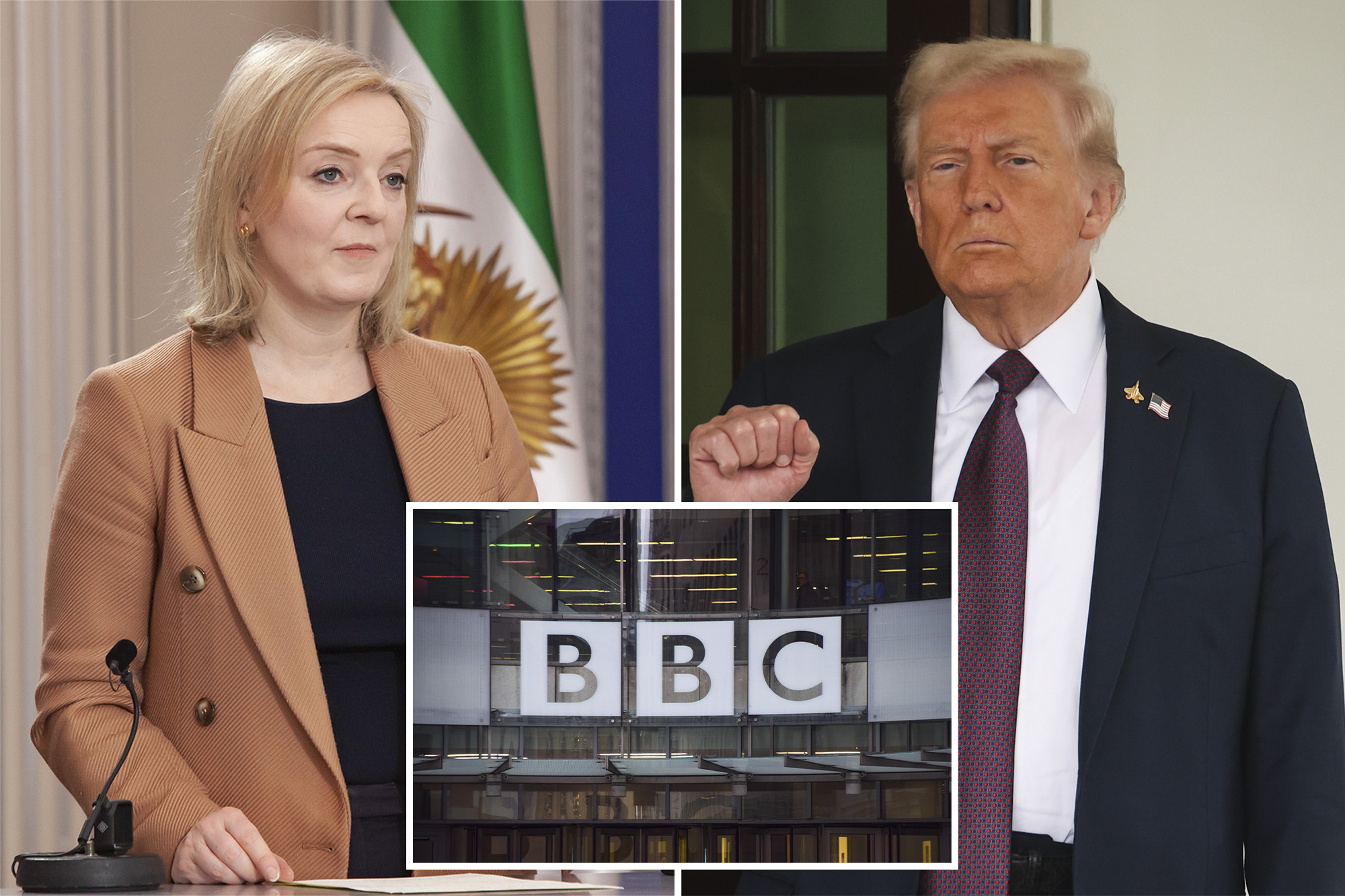 Liz Truss Supports Trump’s Legal Action Against BBC Editing Scandal