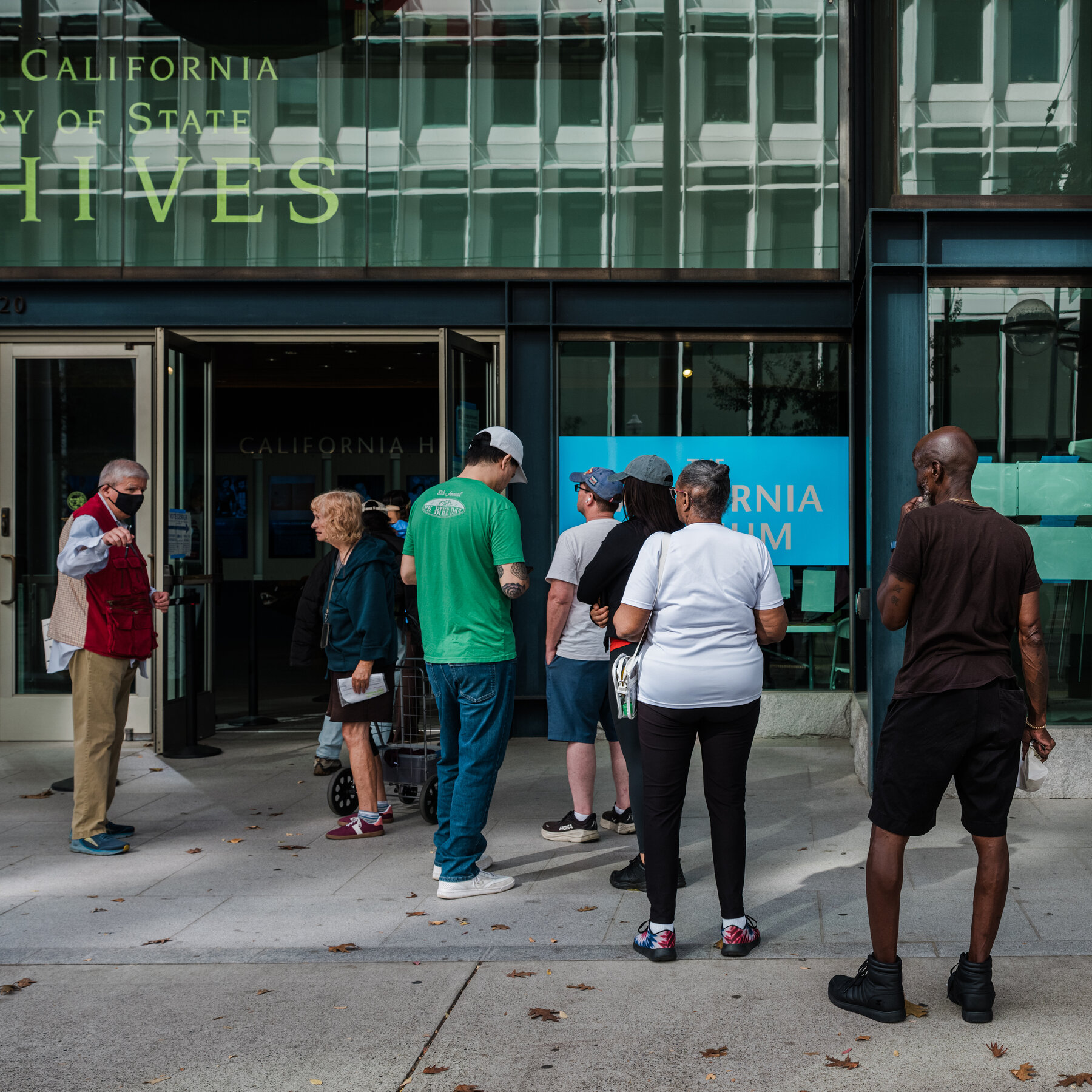 Long Lines Mark Voting Day for Proposition 50 in Sacramento