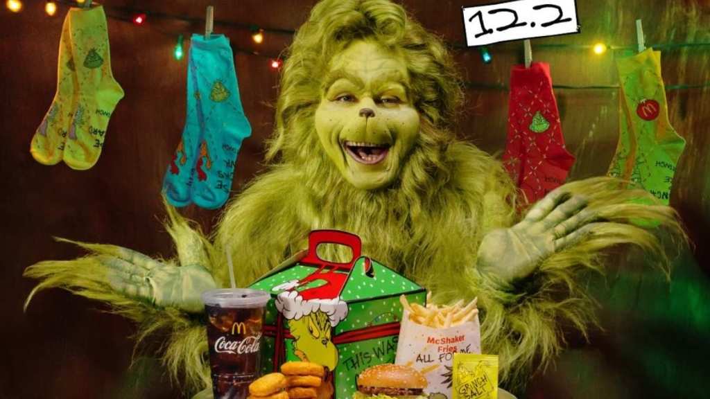 McDonald’s Unveils Grinch Menu with Dill Pickle Fries on Dec. 2