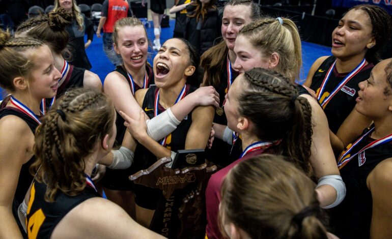 Mercy Marlins Clinch MHSAA D1 Volleyball Title in Thrilling Match