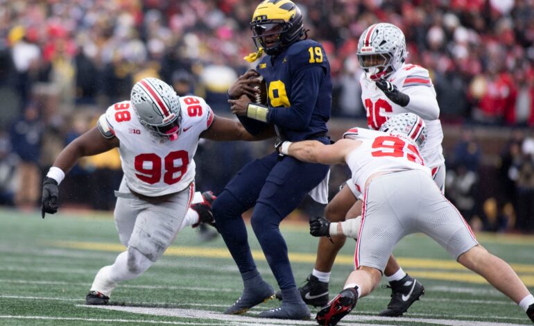 Michigan’s Bryce Underwood Struggles Against Ohio State Defense in Loss