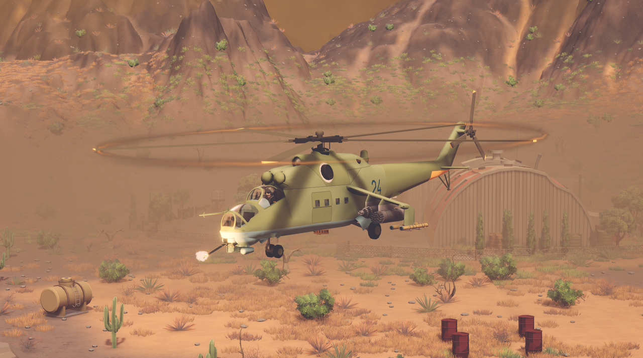 New Helicopter Shooter “Cleared Hot” Soars with 98% Rating on Steam