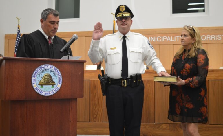 New Norristown Police Chief Mike Trail Sworn In Amid Challenges