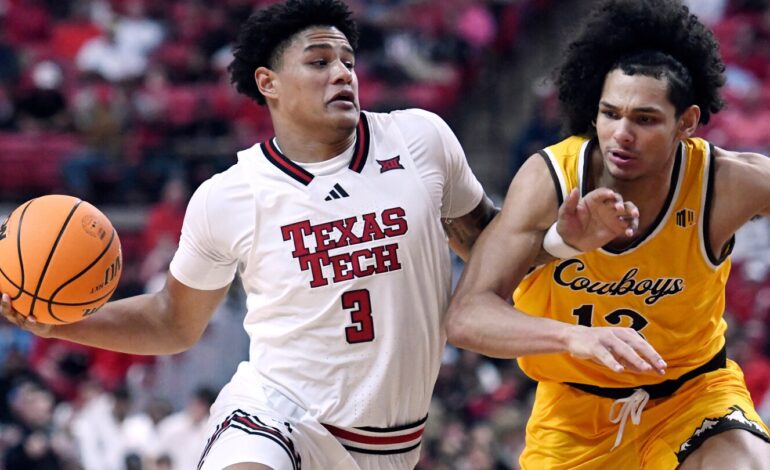 No. 20 Texas Tech Extends Home Streak with 76-72 Win Over Wyoming