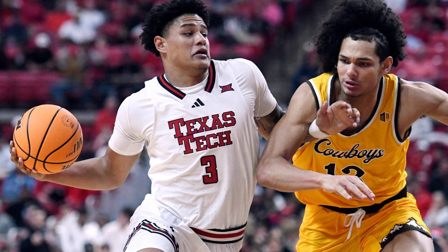 No. 20 Texas Tech Extends Home Streak with 76-72 Win Over Wyoming
