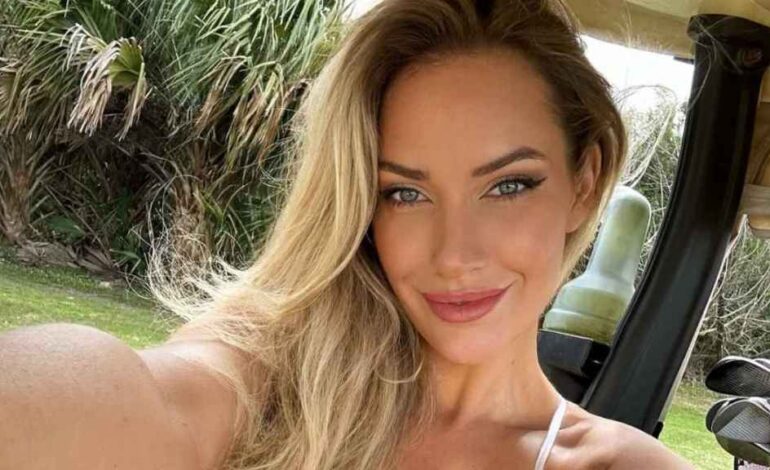 Paige Spiranac’s Stunning Lingerie Calendar Photo Sparks Buzz