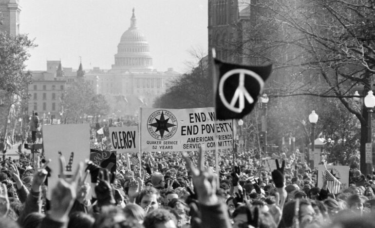Quarter Million Rally in Washington Against Vietnam War on Nov. 15, 1969