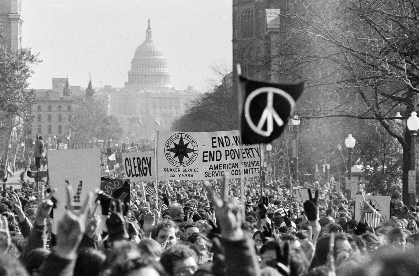 Quarter Million Rally in Washington Against Vietnam War on Nov. 15, 1969