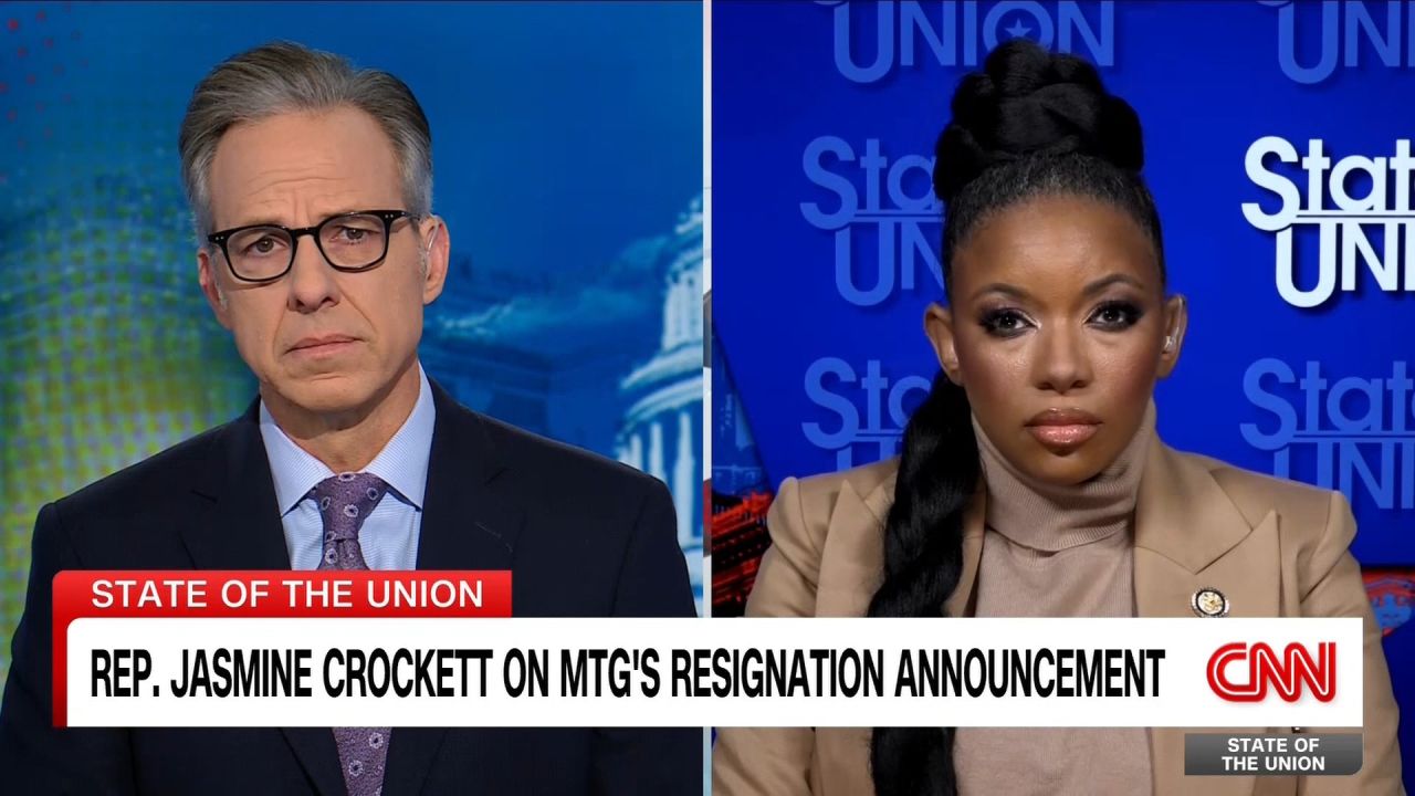 Rep. Crockett Hits Back at Greene’s Resignation: ‘Can’t Take the Heat’
