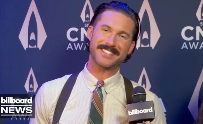 Riley Green Celebrates Triple Win at CMA Awards 2025