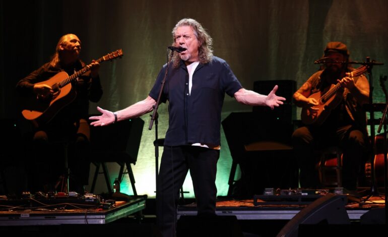 Robert Plant and Saving Grace Enchant Audience at Vic Theatre
