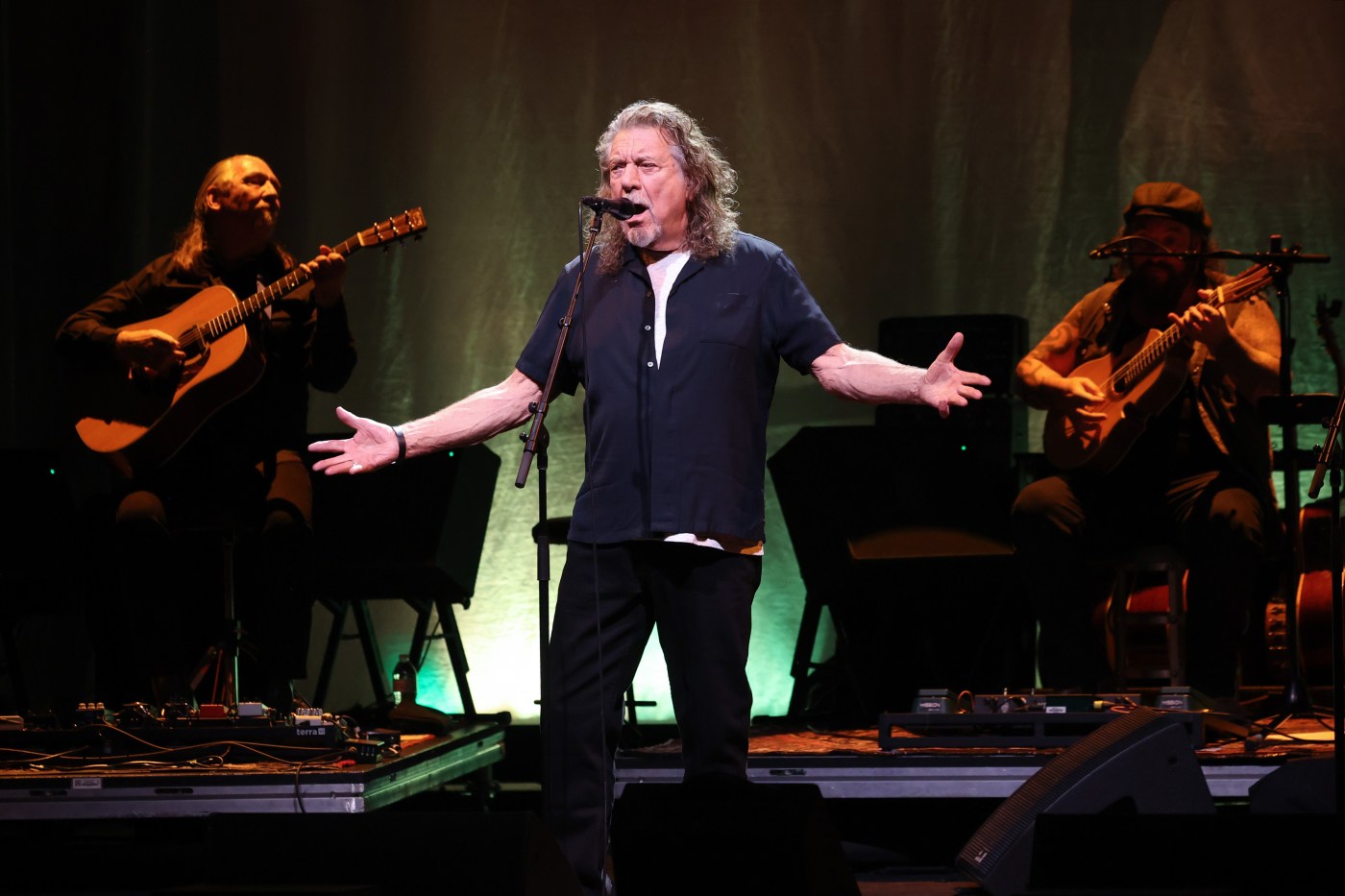 Robert Plant and Saving Grace Enchant Audience at Vic Theatre