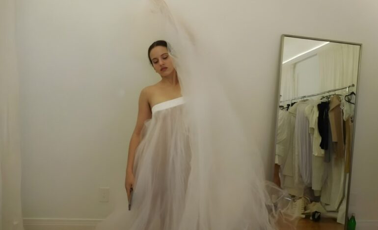 Rosalía Stuns Fans with Sheer Tulle Dress in New Instagram Post