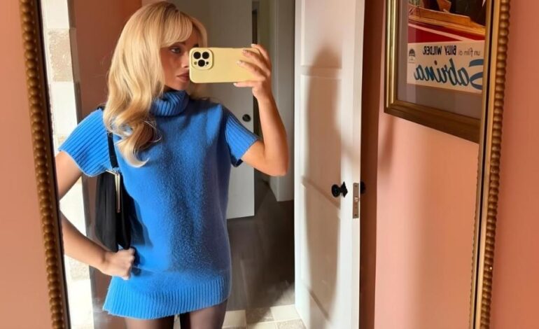 Sabrina Carpenter Stuns Fans with Vibrant Minidress Selfie