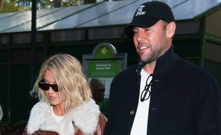 Sydney Sweeney & Scooter Braun Step Out in Matching Jeans