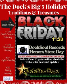 The Dock Launches Big 5 Holiday Event: Shop, Celebrate, Give!