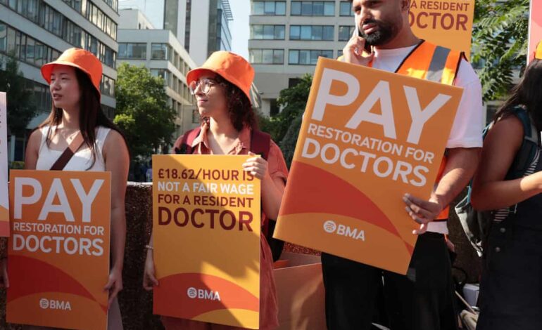 Thousands of Resident Doctors Strike Over Pay Dispute in England