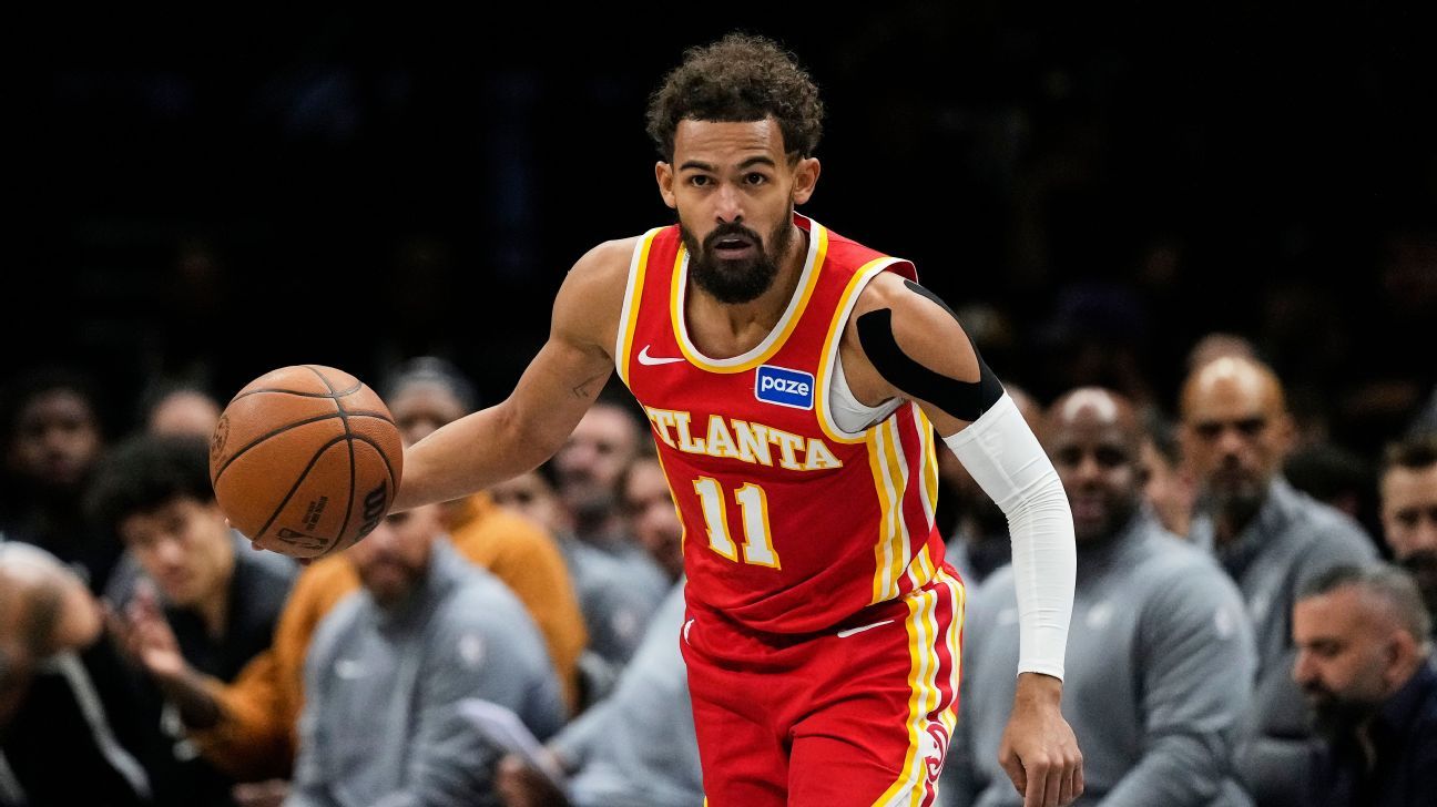 Trae Young to be Reevaluated in Two Weeks After MCL Injury