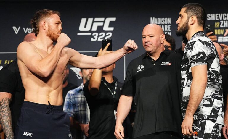 UFC 322: Della Maddalena and Makhachev Set for Epic Showdown