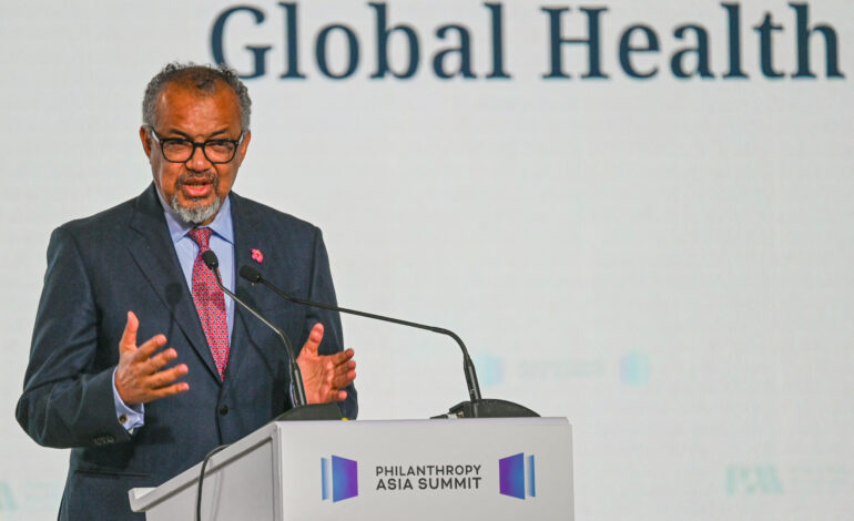 WHO’s Tedros Urges U.S. to Reconsider Exit from WHO