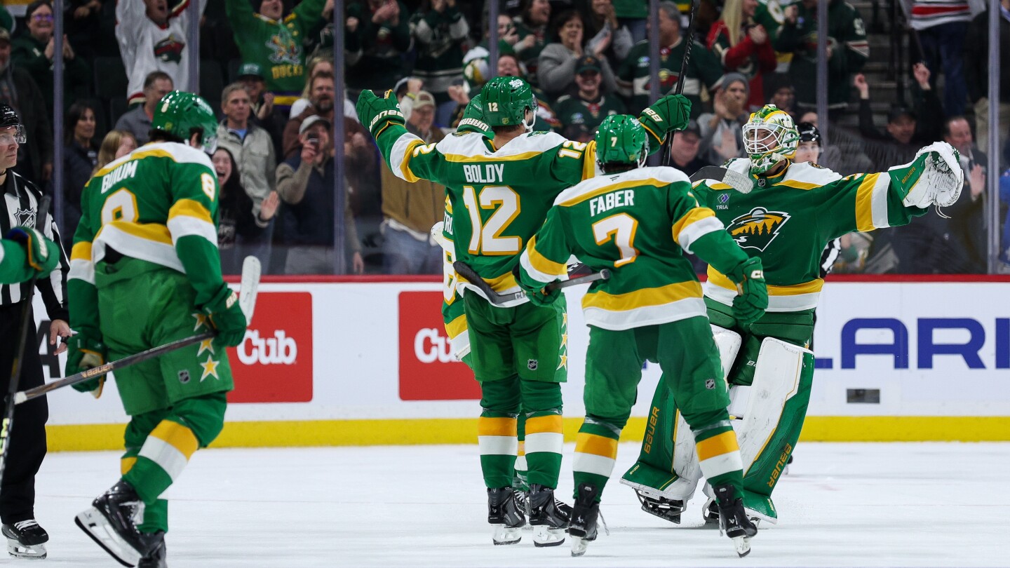 Wild Survive Hurricanes, 4-3 in Shootout with Wallstedt’s Heroics