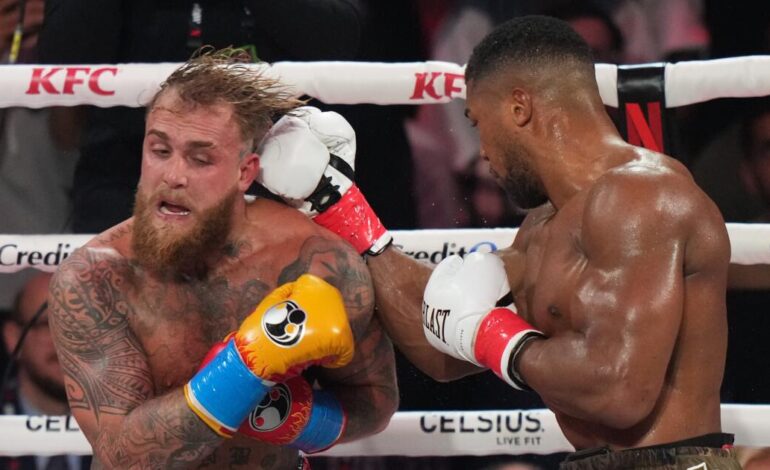 Anthony Joshua KOs Jake Paul in Sixth Round, Claims Victory
