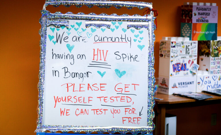 CDC Sends Team to Combat HIV Outbreak in Penobscot County