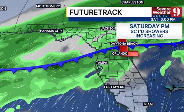 Central Florida Faces Weekend Deluge as Cold Front Arrives