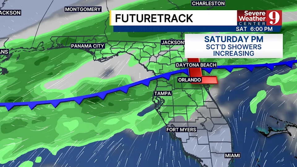 Central Florida Faces Weekend Deluge as Cold Front Arrives