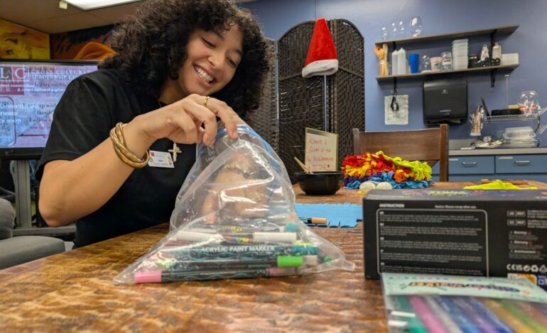 Chico State Students Unwind with Quilting and Ramen Before Finals