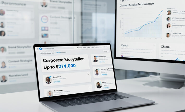 Corporate Storytellers Surge: New $274K Roles Drive Demand