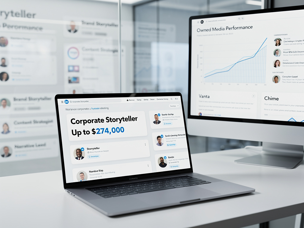 Corporate Storytellers Surge: New $274K Roles Drive Demand