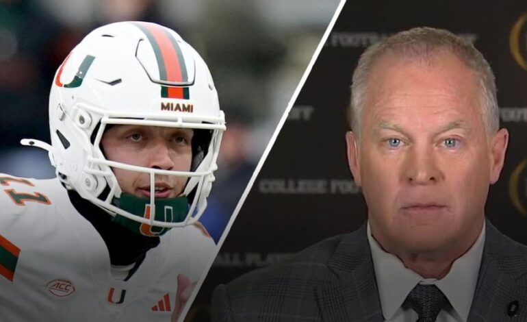 Cristobal Reflects on Tough CFP Decisions Affecting Miami and Notre Dame