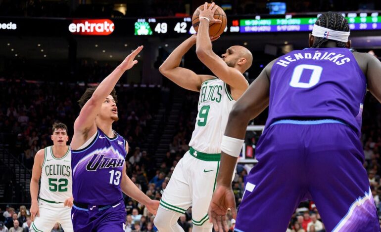 Derrick White Shines with 27 Points, Celtics Defeat Jazz 129-119