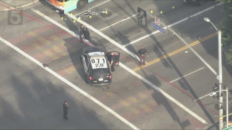 Detective Shoots Man Stabbing Another in Downtown LA Incident