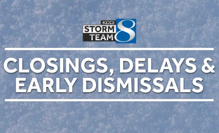 Drake University, Iowa State Cancel Classes Monday Due to Storm
