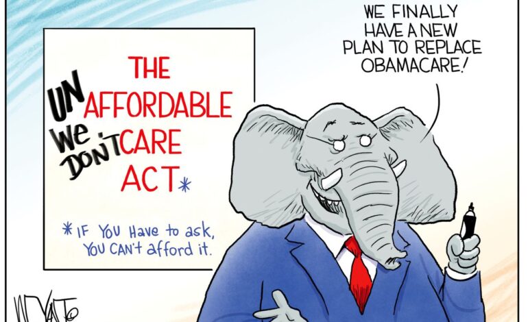 Humorous Cartoons Reflect on Rising Health Insurance Premiums