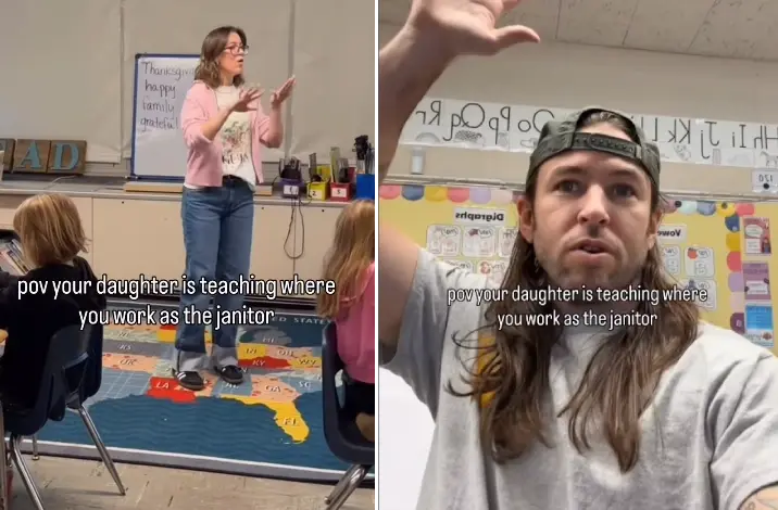 Janitor Proudly Watches Daughter Teach at Same Worcester School