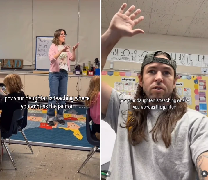 Janitor Proudly Watches Daughter Teach at Same Worcester School