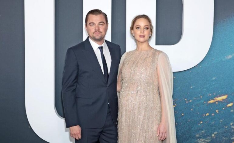 Jennifer Lawrence Playfully Teases Leonardo DiCaprio on Nudity