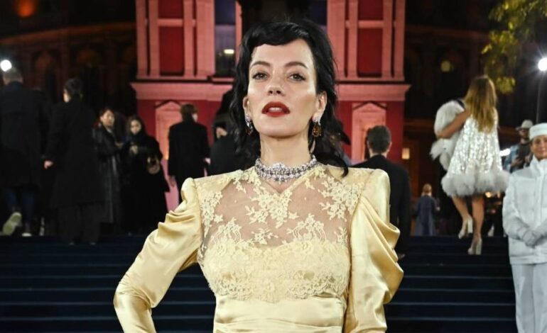 Lily Allen Stuns Fans with Spicy Sheer Lingerie for Christmas