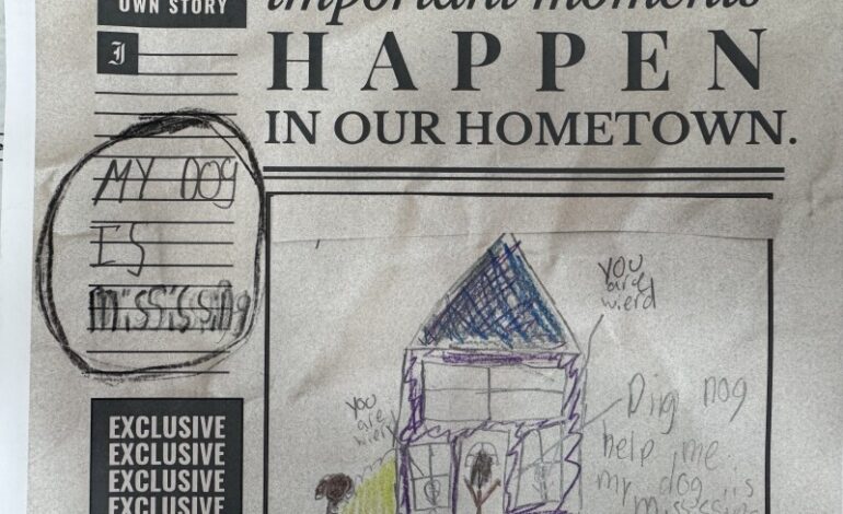 Local Students Explore Journalism at Roosevelt Elementary