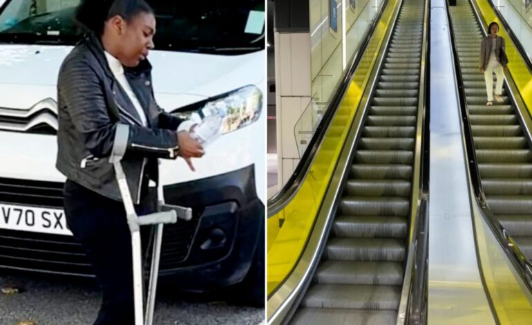 London Woman Charged for Escalator Misuse at Railway Station