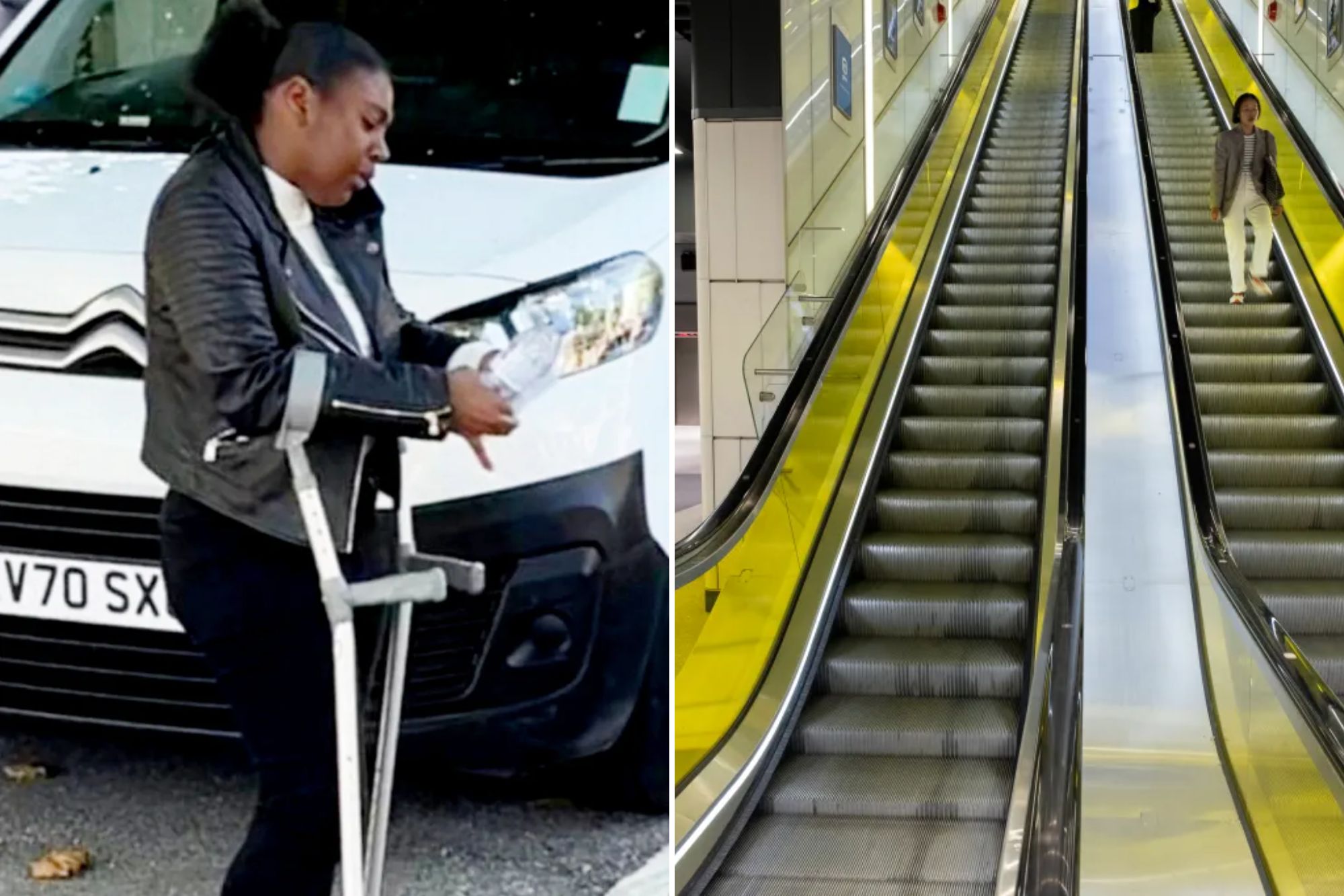 London Woman Charged for Escalator Misuse at Railway Station