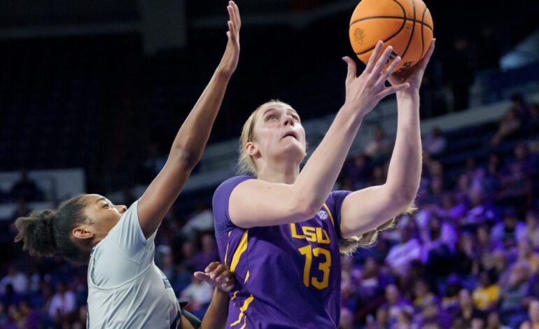 LSU’s Kate Koval Scores Career-High 22 in 126-62 Blowout
