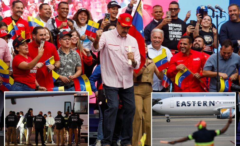 Maduro Celebrates Resumption of Deportation Flights Amid Tensions