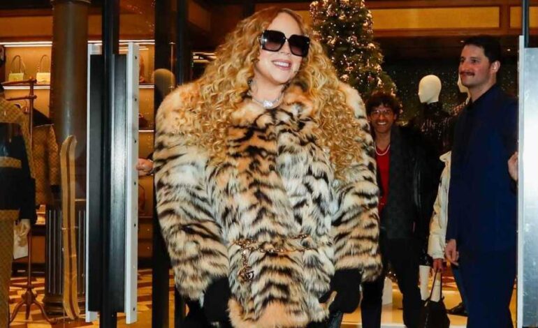 Mariah Carey Turns Aspen Into Fashion Runway Amid Chart Triumph