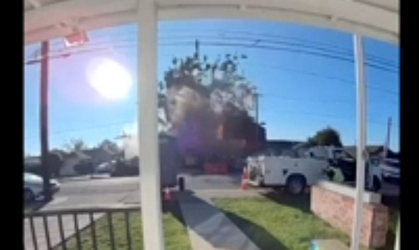 Massive Explosion Rocks Hayward, Caught on Doorbell Camera