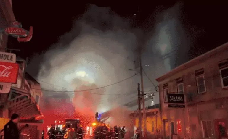 Massive Fire Engulfs Historic Wharf in Portland, Maine