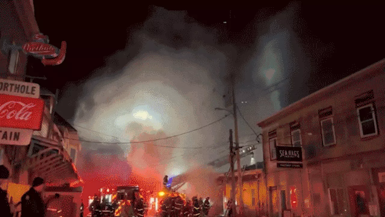 Massive Fire Engulfs Historic Wharf in Portland, Maine